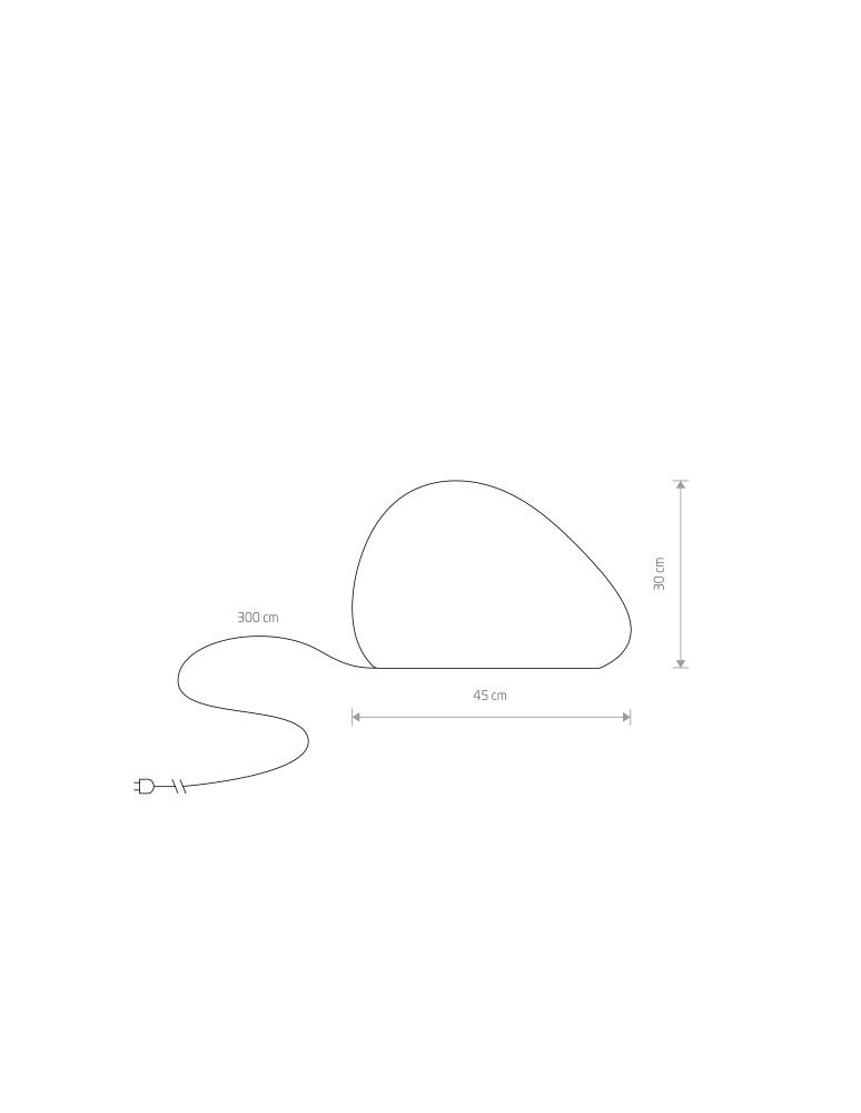 Garden balls - Nowodvorski STONE S Outdoor Portable Max wattage 25W E27 White 10579 - product kolory-swiatla.pl 3