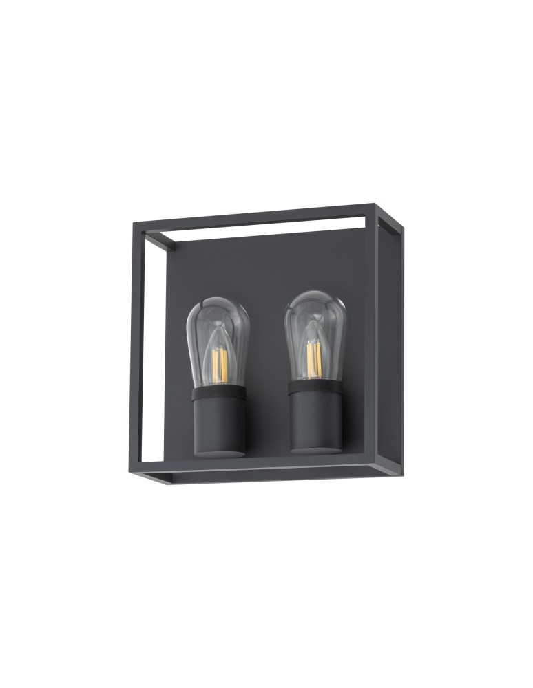 Outdoor wall lamps - Nowodvorski MARGOT II Outdoor Wall Mounted Max wattage 6W LED E14 Graphite 10503 - product kolory-swiatla.pl 1