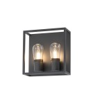 Outdoor wall lamps - Nowodvorski MARGOT II Outdoor Wall Mounted Max wattage 6W LED E14 Graphite 10503 - product 2