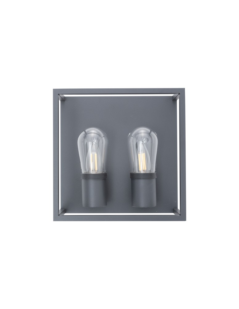 Outdoor wall lamps - Nowodvorski MARGOT II Outdoor Wall Mounted Max wattage 6W LED E14 Graphite 10503 - product kolory-swiatla.pl 3