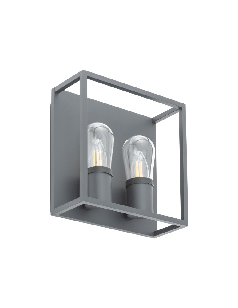 Outdoor wall lamps - Nowodvorski MARGOT II Outdoor Wall Mounted Max wattage 6W LED E14 Graphite 10503 - product kolory-swiatla.pl 4