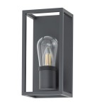 Outdoor wall lamps - Nowodvorski MARGOT I Outdoor Surface Wall Max wattage 6W LED E14 Graphite 10504 - product 1