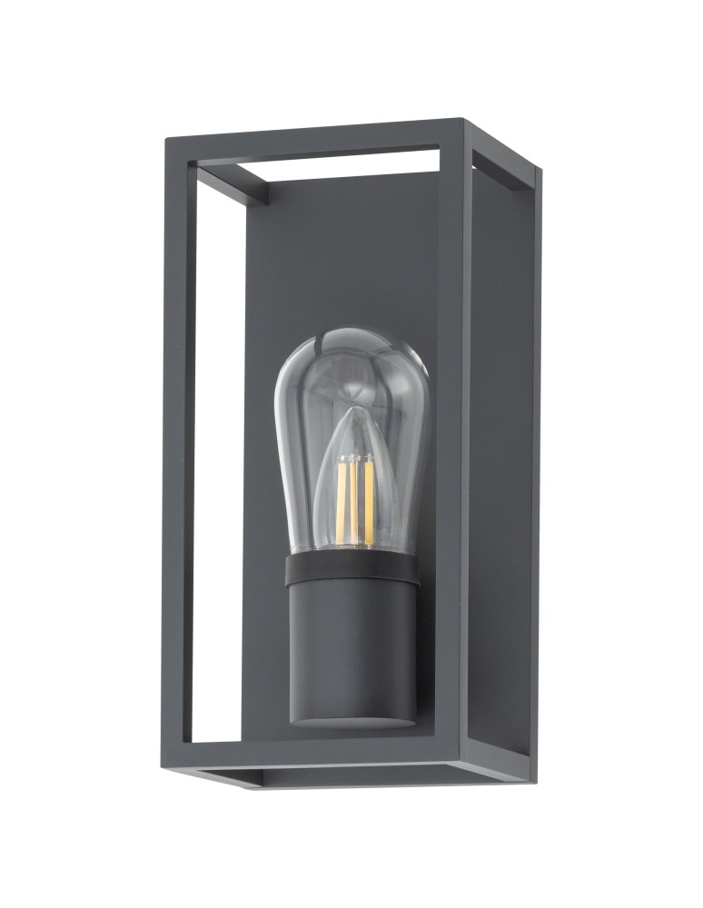 Outdoor wall lamps - Nowodvorski MARGOT I Outdoor Surface Wall Max wattage 6W LED E14 Graphite 10504 - product kolory-swiatla.pl 1