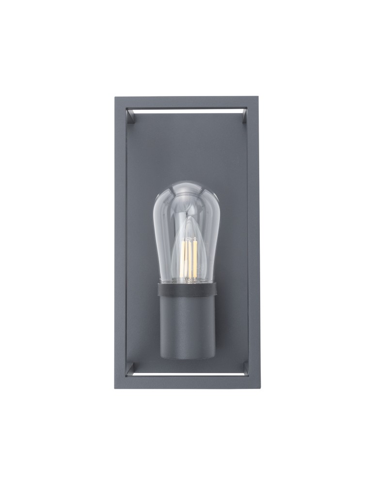 Outdoor wall lamps - Nowodvorski MARGOT I Outdoor Surface Wall Max wattage 6W LED E14 Graphite 10504 - product kolory-swiatla.pl 3