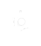 Wall lamps spheres - Nowodvorski ALOE Wall Mounted Max power 5W G9 Brass 10525 - product 3