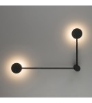 Designer wall lamps - Nowodvorski ORBIT Wall Wall lamp Max power 8W GX53 Black 10638 - product 2