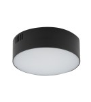 Round Plafonds - Nowodvorski LID ROUND LED 15W Ceiling Plafond Max power 15W LED 3000K Black 10406 - product 1