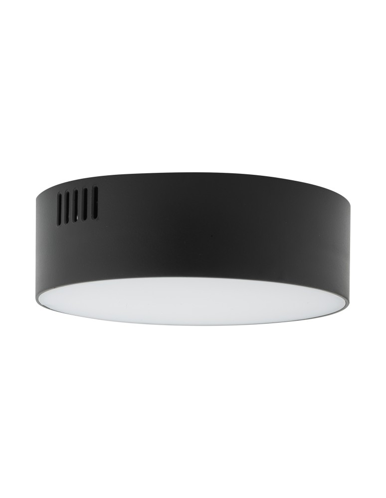 Round Plafonds - Nowodvorski LID ROUND LED 15W Ceiling Plafond Max power 15W LED 3000K Black 10406 - product kolory-swiatla.pl 2