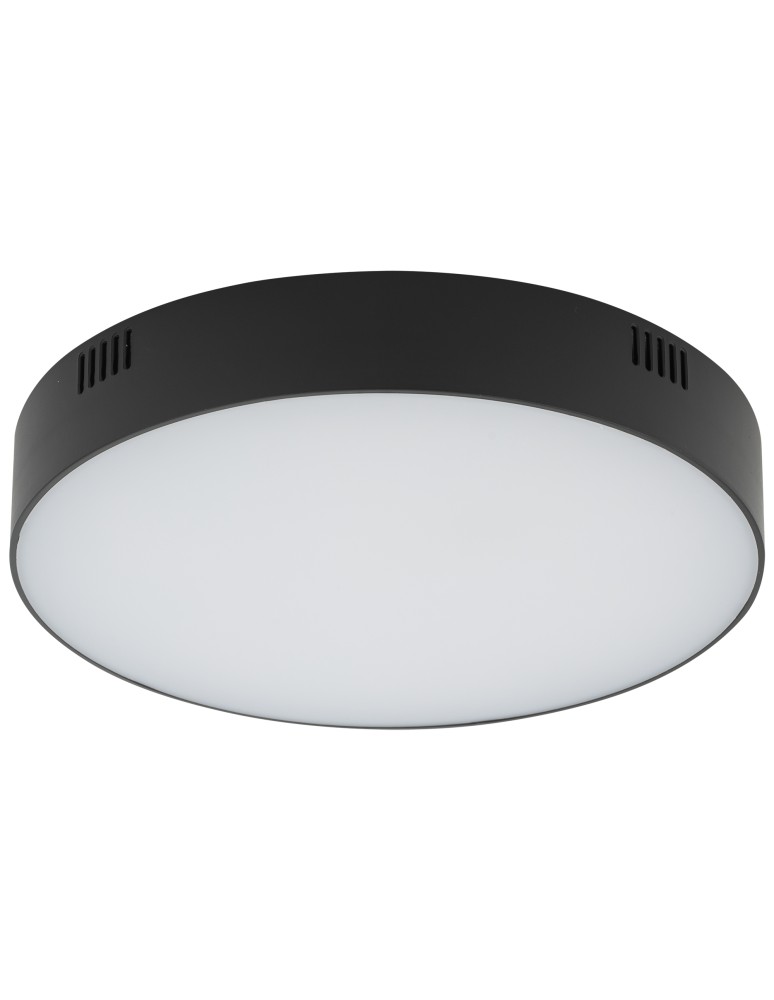 Round Plafonds - Nowodvorski LID ROUND LED 35W Ceiling Plafond Max power 35W LED 3000K Black 10408 - product kolory-swiatla.pl 1