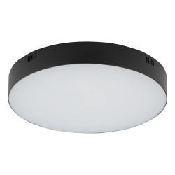 Nowodvorski LID ROUND LED 50W Sufitowa Plafon Max moc 50W LED 4000K Czarny 10418