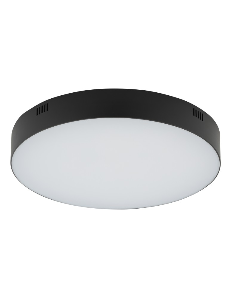 Round Plafonds - Nowodvorski LID ROUND LED 50W Ceiling Plafond Max power 50W LED 4000K Black 10418 - product kolory-swiatla.pl 1