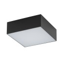 Nowodvorski LID SQUARE LED 15W Sufitowa Plafon Max moc 15W LED 3000K Czarny 10424