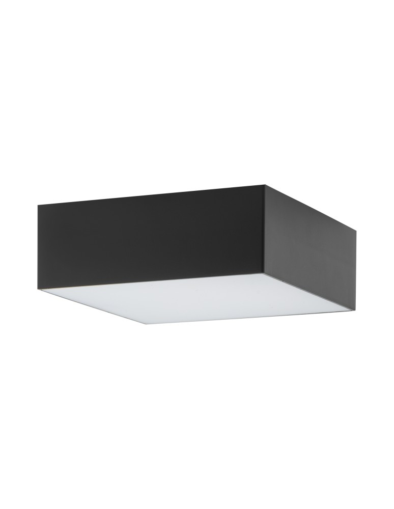 Square plafonds - Nowodvorski LID SQUARE LED 15W Ceiling Plafond Max power 15W LED 3000K Black 10424 - product kolory-swiatla.pl 2