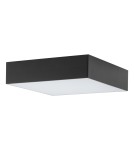 Square plafonds - Nowodvorski LID SQUARE LED 25W Ceiling Plafond Max power 25W LED 3000K Black 10425 - product 2