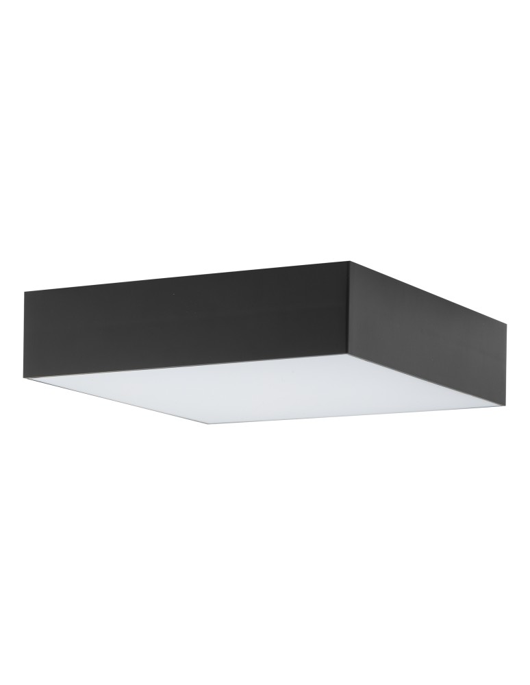 Square plafonds - Nowodvorski LID SQUARE LED 25W Ceiling Plafond Max power 25W LED 3000K Black 10425 - product kolory-swiatla.pl 2
