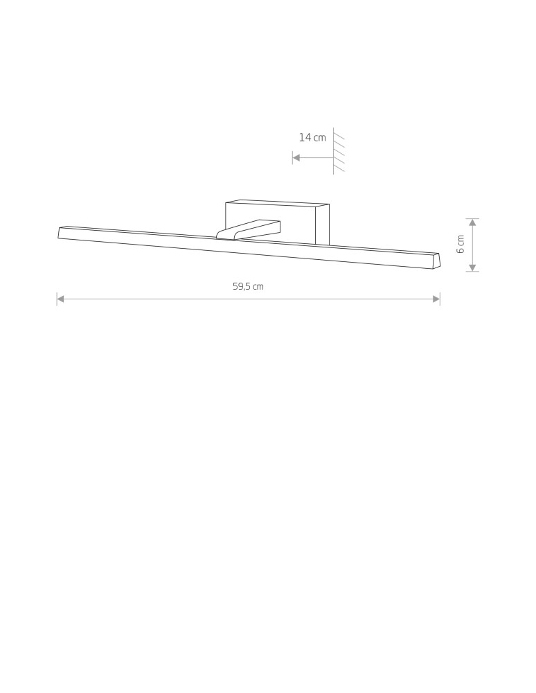 Wall lamps over a painting - Nowodvorski VAN GOGH LED M Wall Mounted picture wall lamp Max wattage 13W LED 3000K Chrome/Nickel 10288 - product kolory-swiatla.pl 2