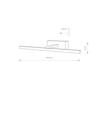 Nowodvorski VAN GOGH LED S  Ścienna Kinkiet obrazowe Max moc 9W LED Chrom/Nikiel 10289 - produkt 2