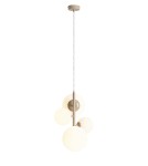 Beige pendant lamps - Aldex Pendant Lamp Bloom 4 Beige 2 x max 10W LED / 2 x max 15W LED (1091L17) - product 1