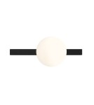 Wall lamps spheres - Aldex Wall lamp Garda Black 1 x max 10W LED (1099C1) - product 1