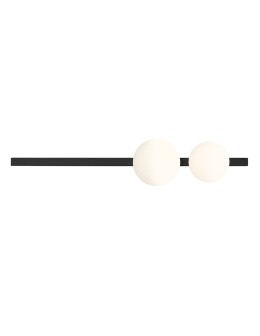Aldex Wall lamp Garda 2 Black 1 x max 10W LED / 1 x max 15W LED (1099D1)