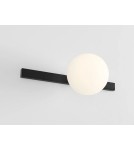 Wall lamps spheres - Aldex Wall lamp Garda Black 1 x max 10W LED (1099C1) - product 2