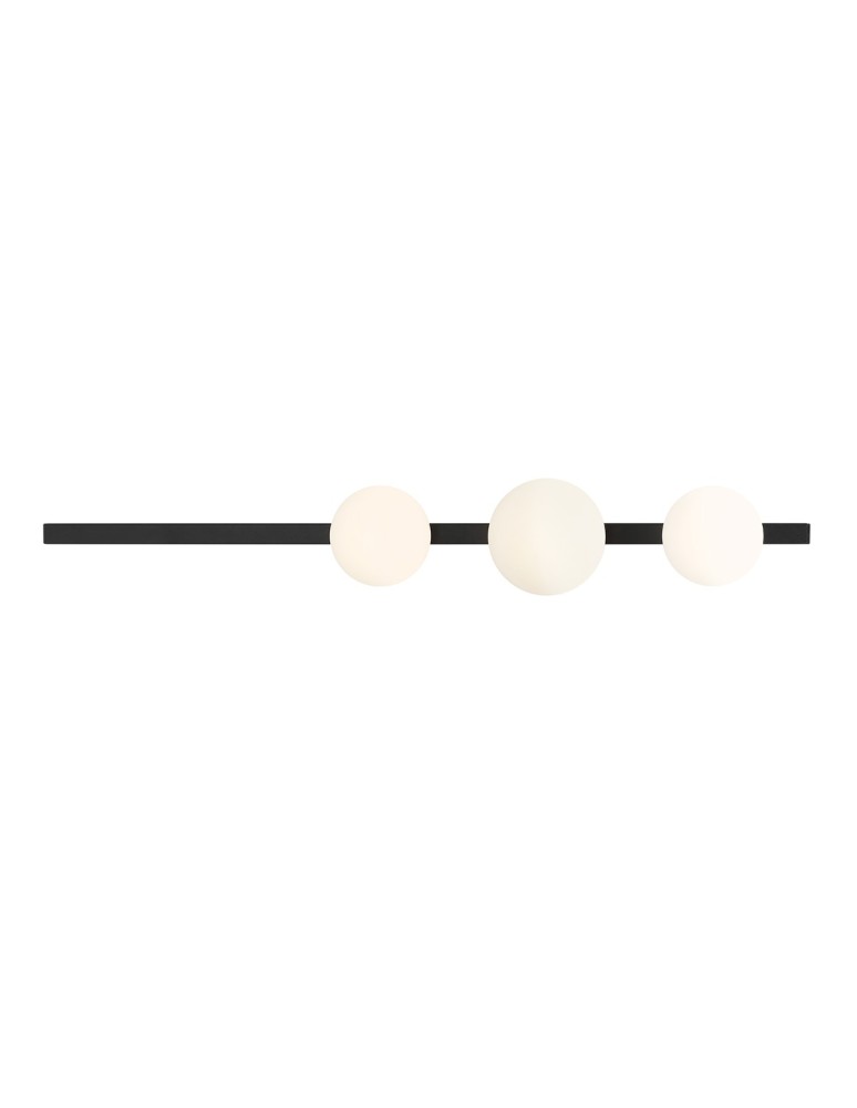 Wall lamps spheres - Aldex Wall lamp Garda 3 Black 2 x max 10W LED / 1 x max 15W LED (1099Y1) - product kolory-swiatla.pl 1