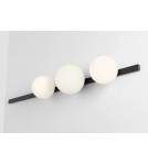 Wall lamps spheres - Aldex Wall lamp Garda 3 Black 2 x max 10W LED / 1 x max 15W LED (1099Y1) - product 2