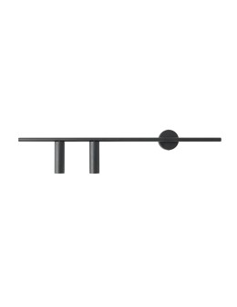 Aldex Wall lamp Trevo 2 All Black (Left) 2 x 35W (1104D1)