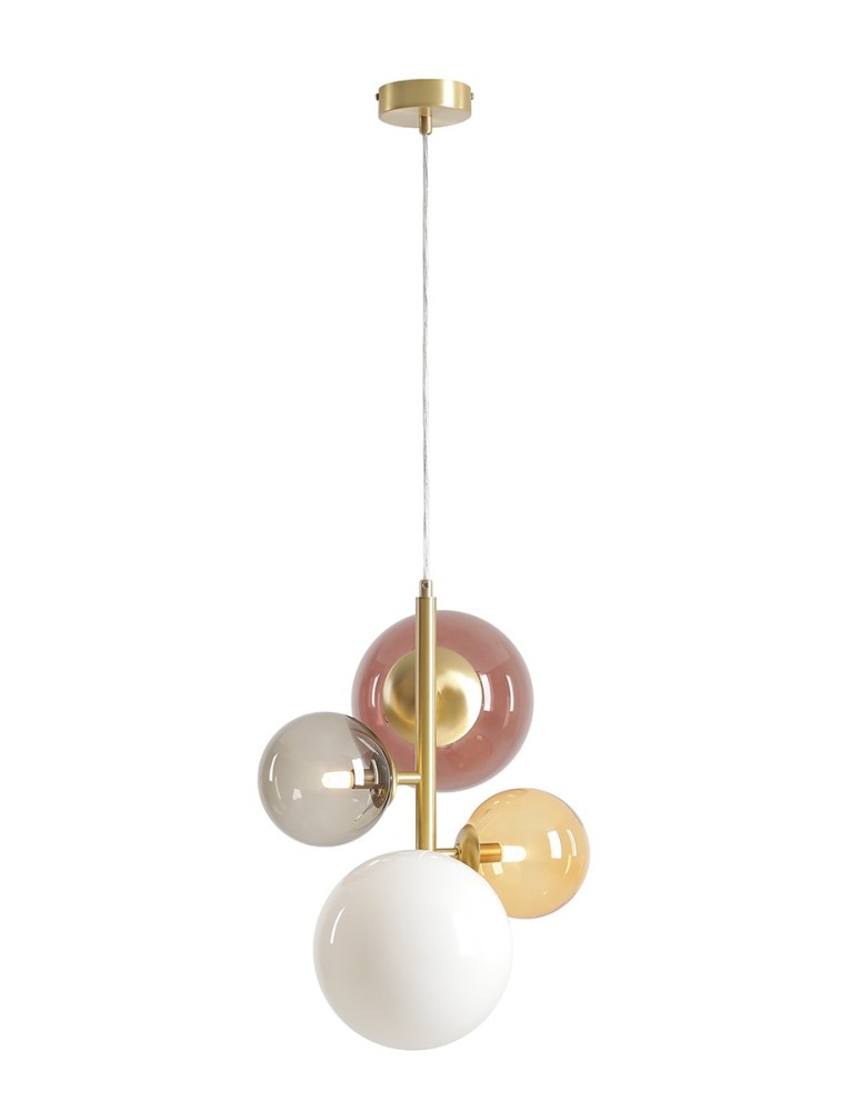 Multicolored pendant lamps - Aldex Bloom 4 Multicolour Pendant Lamp 4 x max 5W LED (1111L40) - product kolory-swiatla.pl 1