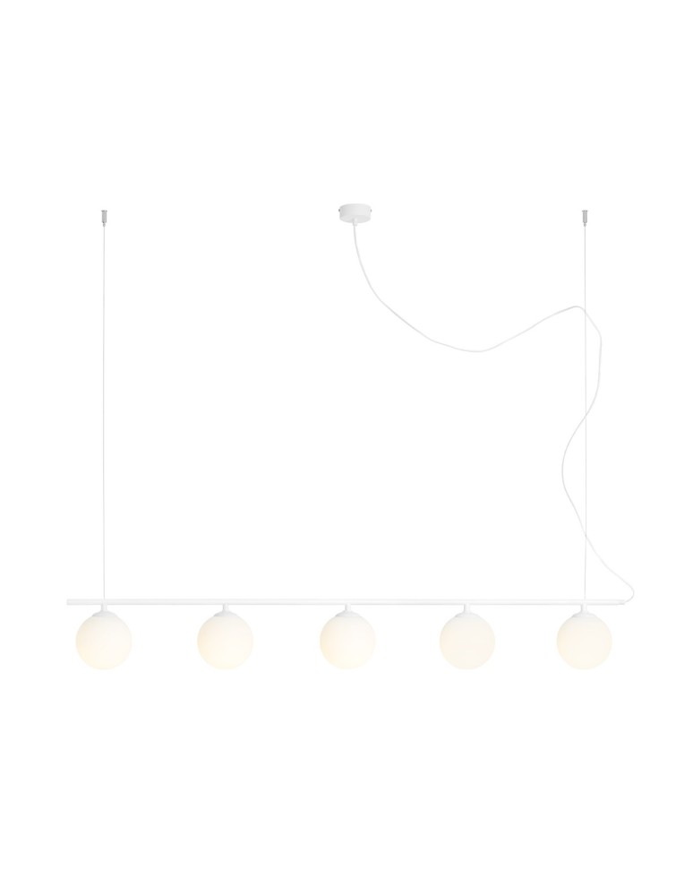 Pendant lamps spheres - Aldex Pendant Lamp Beryl Glass 5 White 5 x max 10W LED (1006F). - product kolory-swiatla.pl 1