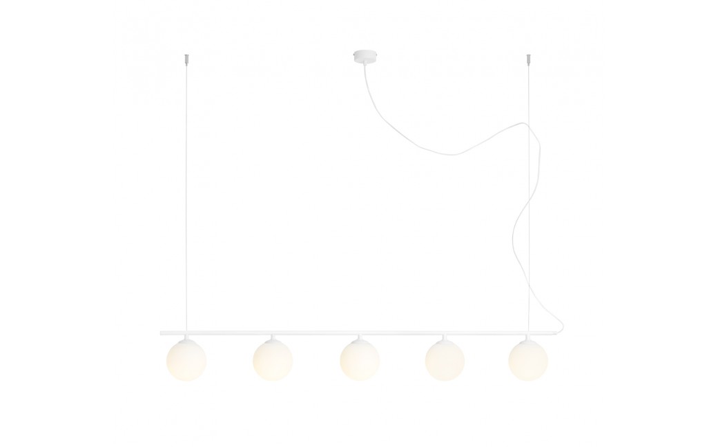 Aldex Lampa Wisząca Beryl Glass 5 White 5 x max 10W LED (1006F)