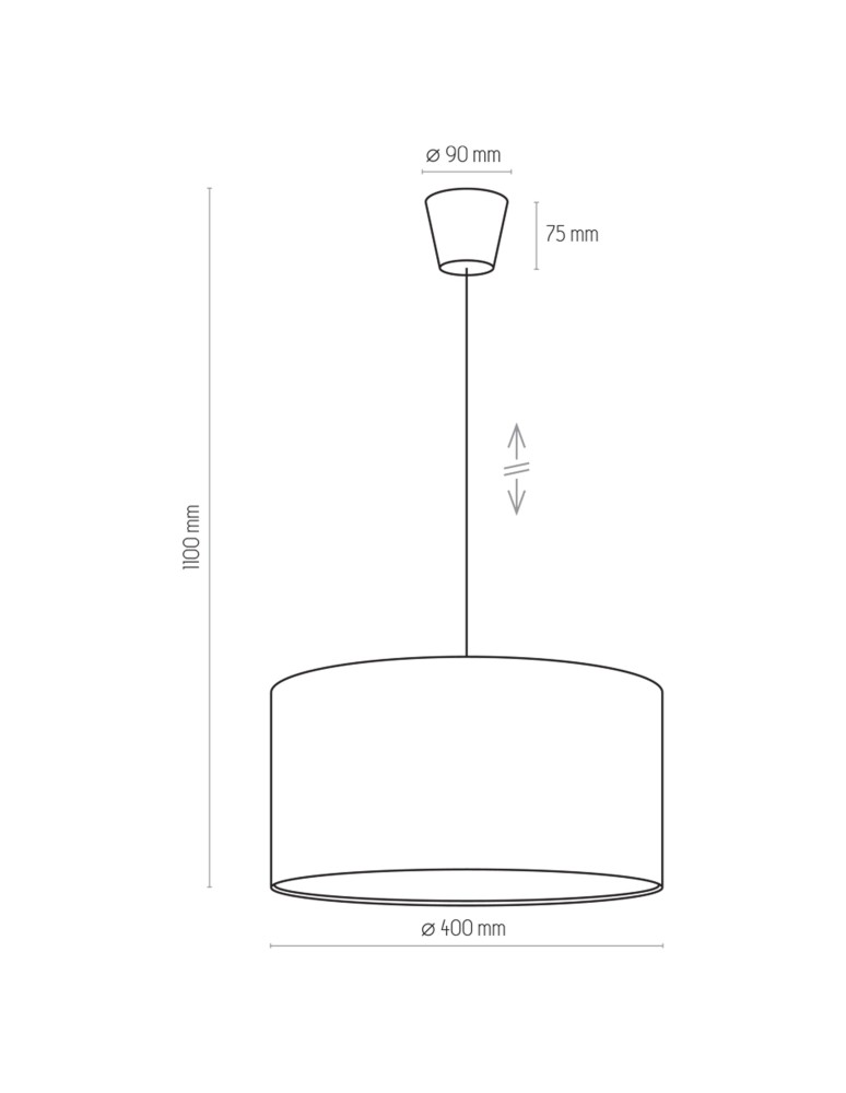 Children's pendant lamps - TK Lighting RONDO KIDS BLUE pendant lamp 1 LIGHT 3232 - product kolory-swiatla.pl 3