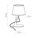 Nightlights - TK Lighting GRACE NIGHT LAMP BLACK 1 FL 5133 - product 2