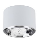 Round ceiling luminaires - TK Lighting MORIS WHITE SUSPENSION LAMP 1 LIGHT 3364 - product 1