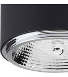 Round ceiling luminaires - TK Lighting MORIS BLACK CEILING LAMP 1 FL 3366 - product 2