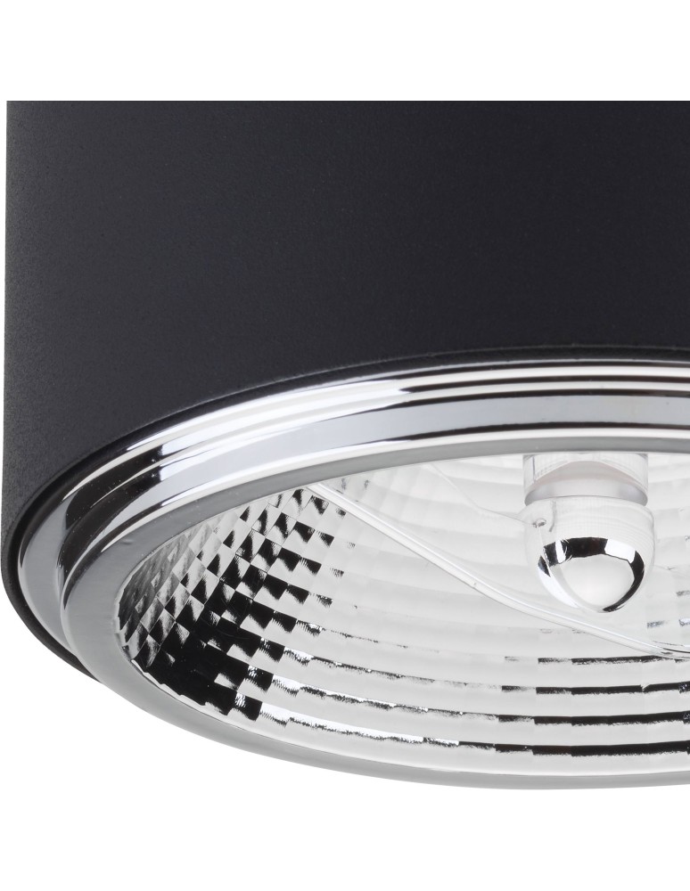 Round ceiling luminaires - TK Lighting MORIS BLACK CEILING LAMP 1 FL 3366 - product kolory-swiatla.pl 2