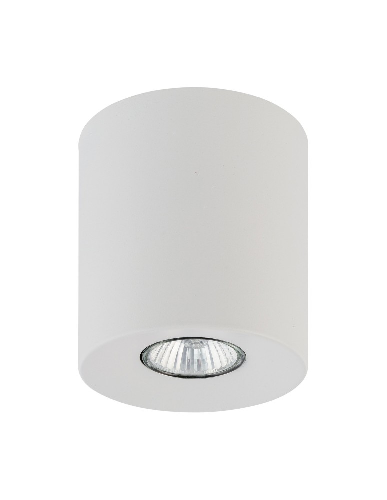 Round ceiling luminaires - TK Lighting ORION WHITE SUSPENSION LAMP 1 FLOOR 3237 - product kolory-swiatla.pl 1
