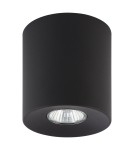 Round ceiling luminaires - TK Lighting ORION BLACK CEILING LAMP 1 LIGHT 3239 - product 1