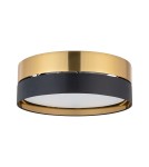 Modern ceiling lamps - TK Lighting HILTON BLACK/GOLD CEILING LAMP 3 LIGHT 450 4180 - product 1