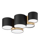 Ceiling lamps with lampshade - TK Lighting MONA GOLD SUFFOLTAGE LAMBER 5 FL 3447 - product 1