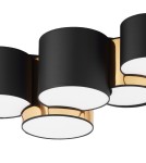 Ceiling lamps with lampshade - TK Lighting MONA GOLD SUFFOLTAGE LAMBER 5 FL 3447 - product 2