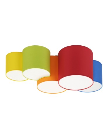 TK Lighting MONA KIDS CEILING LAMP 5 FLOW 3277