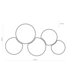 Children's ceiling lamps - TK Lighting MONA KIDS CEILING LAMP 5 FLOW 3277 - product 3