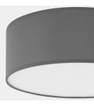 Round ceiling lamps - TK Lighting RONDO GRAPHITE SUFFIT LAMP 4 LIGHT 450 1087 - product 2
