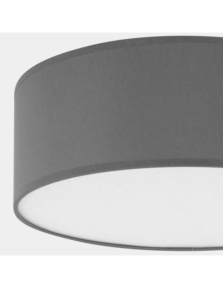 Round ceiling lamps - TK Lighting RONDO GRAPHITE SUFFIT LAMP 4 LIGHT 450 1087 - product kolory-swiatla.pl 2