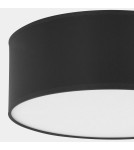 Ceiling lamps with lampshade - TK Lighting RONDO BLACK CEILING LAMP 4 LIGHT 450 1088 - product 2