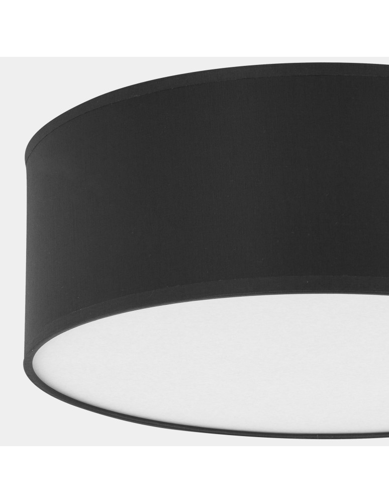Ceiling lamps with lampshade - TK Lighting RONDO BLACK CEILING LAMP 4 LIGHT 450 1088 - product kolory-swiatla.pl 2