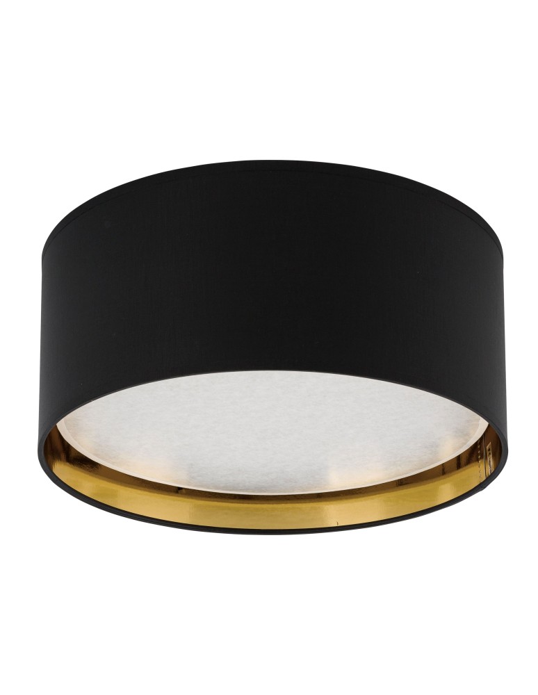 Round ceiling lamps - TK Lighting BILBAO BLACK/GOLD CEILING LAMP 4 LIGHT 450 3376 - product kolory-swiatla.pl 1