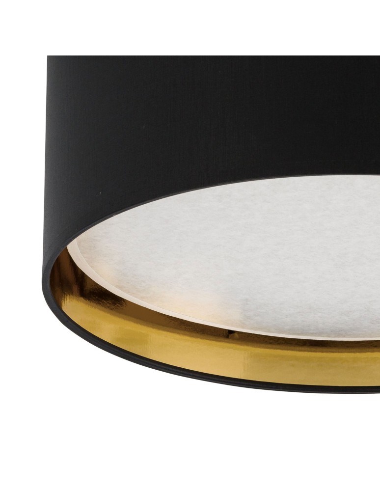 Round ceiling lamps - TK Lighting BILBAO BLACK/GOLD CEILING LAMP 4 LIGHT 450 3376 - product kolory-swiatla.pl 2