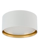 Round ceiling lamps - TK Lighting BILBAO WHITE/GOLD CEILING LAMP 4 LIGHT 450 3379 - product 1